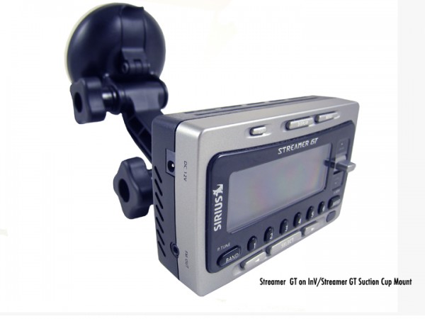 SIRIUS INV/Streamer GT Suction Cup Mount With GT Angle 2